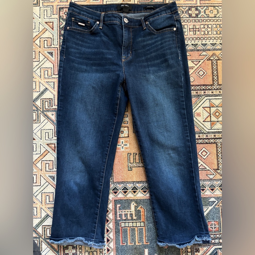 Nine West Denim Blue Capri Jeans SZ 10 Pants